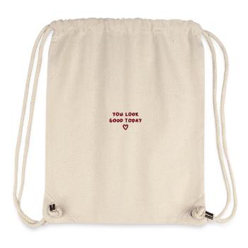 You look good today embroidered - Stanley/Stella Recycled Gym Bag - natural - Front