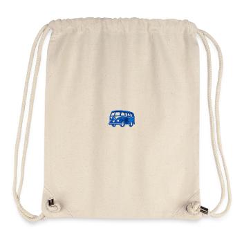 Volkswagen VW Bulli Camper Embroidery Design - Stanley/Stella Recycled Gym Bag - natural - Front