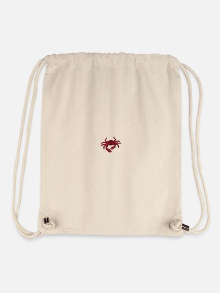 Crab embroidered - Stanley/Stella Recycled Gym Bag - natural