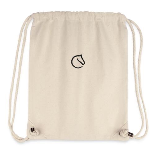 black lichess logo - Stanley/Stella Recycled Gym Bag