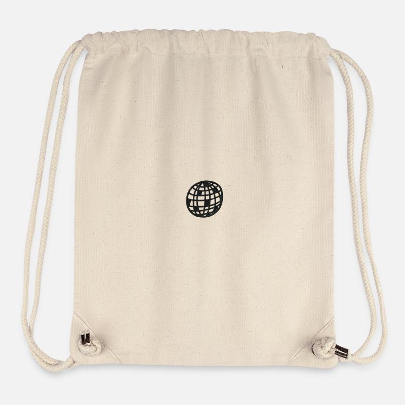 Diskokugel - Stanley/Stella recycelter Gym Bag - Naturweiß