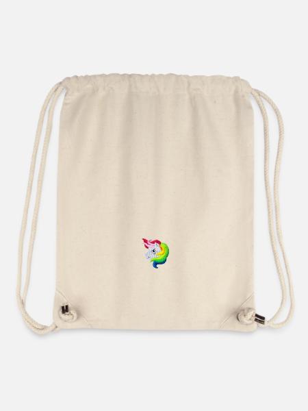 My Little Pony Retro Embroidery - Stanley/Stella Recycled Gym Bag - natural