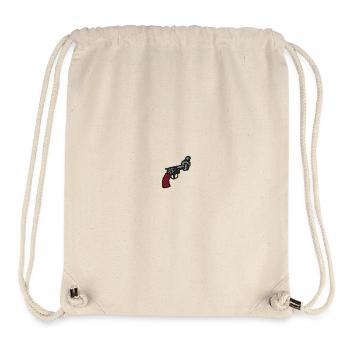 Gun with knot - Stanley/Stella Recycled Gym Bag - natural - Front