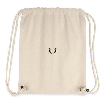 Antlers - Stanley/Stella recycelter Gym Bag - Naturweiß - Vorne