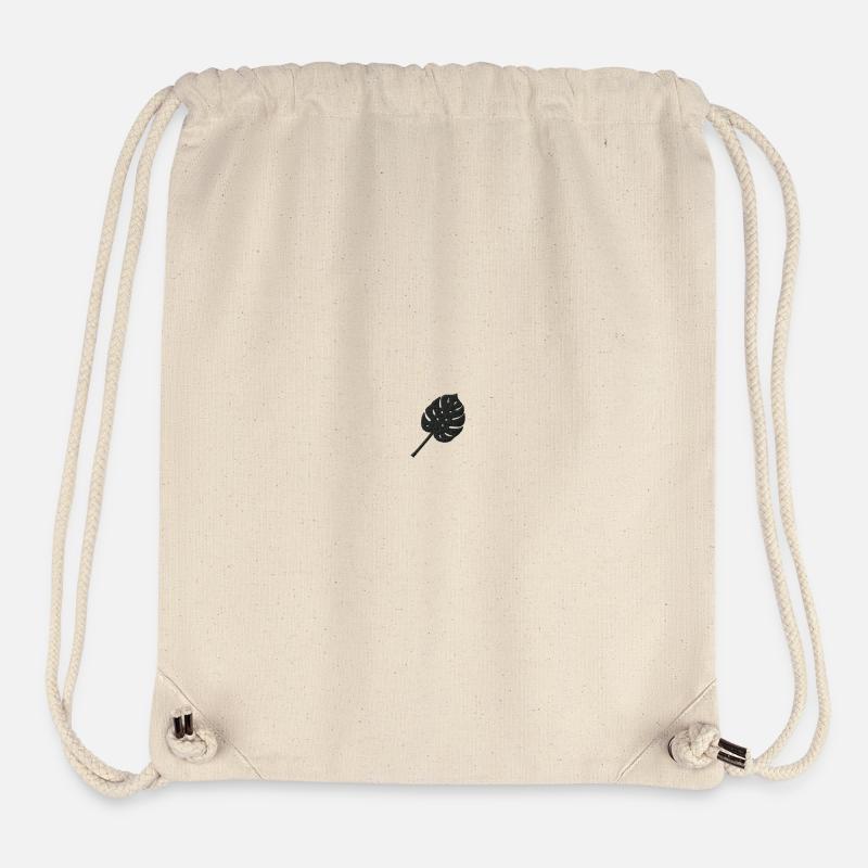 Monstera - Stanley/Stella recycelter Gym Bag - Naturweiß
