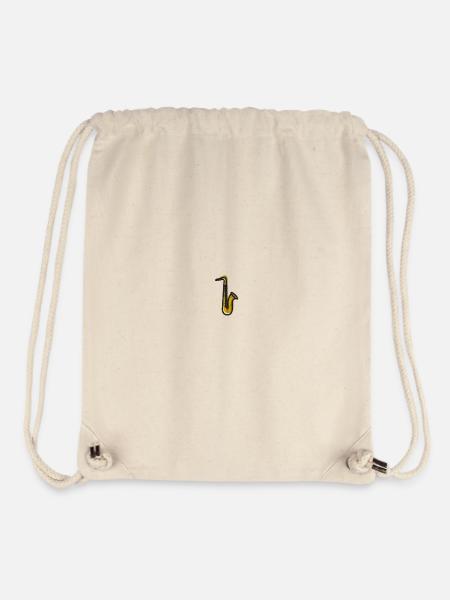 Saxophon - Stanley/Stella recycelter Gym Bag - Naturweiß