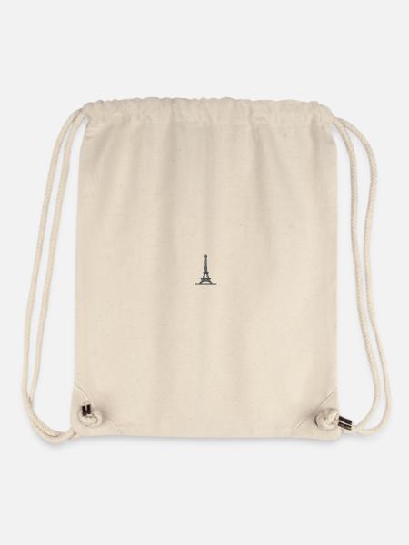 Eiffel tower - Stanley/Stella recycelter Gym Bag - Naturweiß