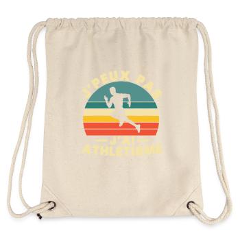 I can't I have athletics - Stanley/Stella Recycled Gym Bag - natural - Back