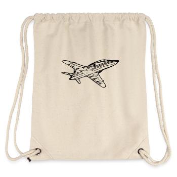 Jet Flyer Avion - Sac à cordon recyclé Stanley/Stella - blanc naturel - Dos
