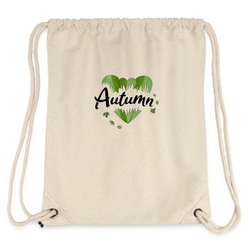 Feuilles d’automne Feuilles d’automne - Sac à cordon recyclé Stanley/Stella - blanc naturel - Dos