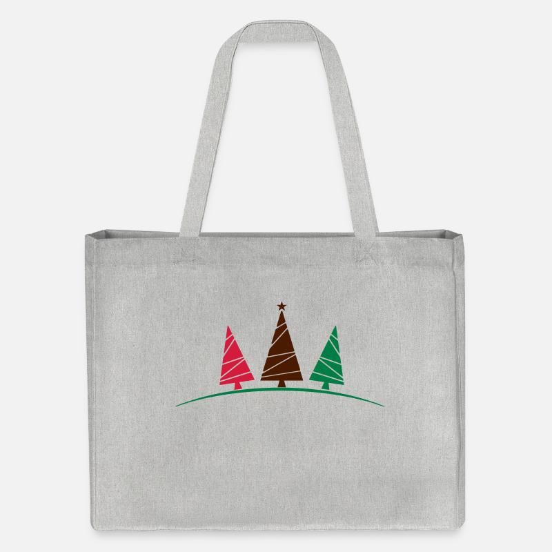 Sapins de Noël - Cabas recyclé Stanley/Stella - gris chiné