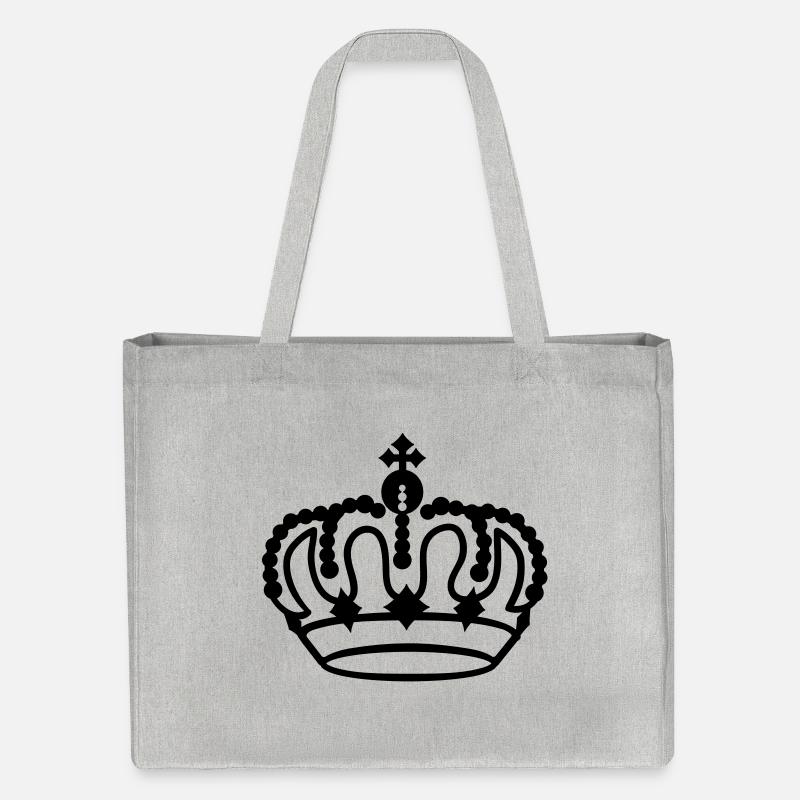 Même une couronne - Cabas recyclé Stanley/Stella - gris chiné