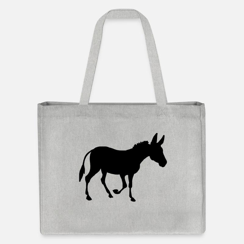 Âne - Cabas recyclé Stanley/Stella - gris chiné