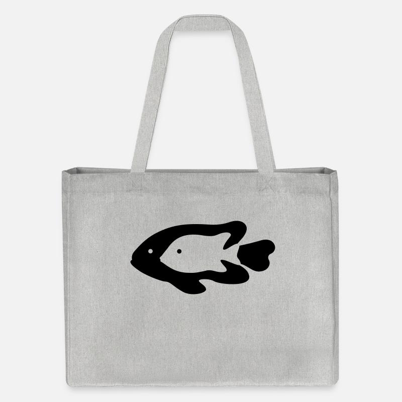 poisson - Cabas recyclé Stanley/Stella - gris chiné