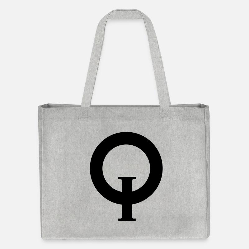 Opti Klassenzeichen - Stanley/Stella recycelter Shopping Bag - Grau meliert