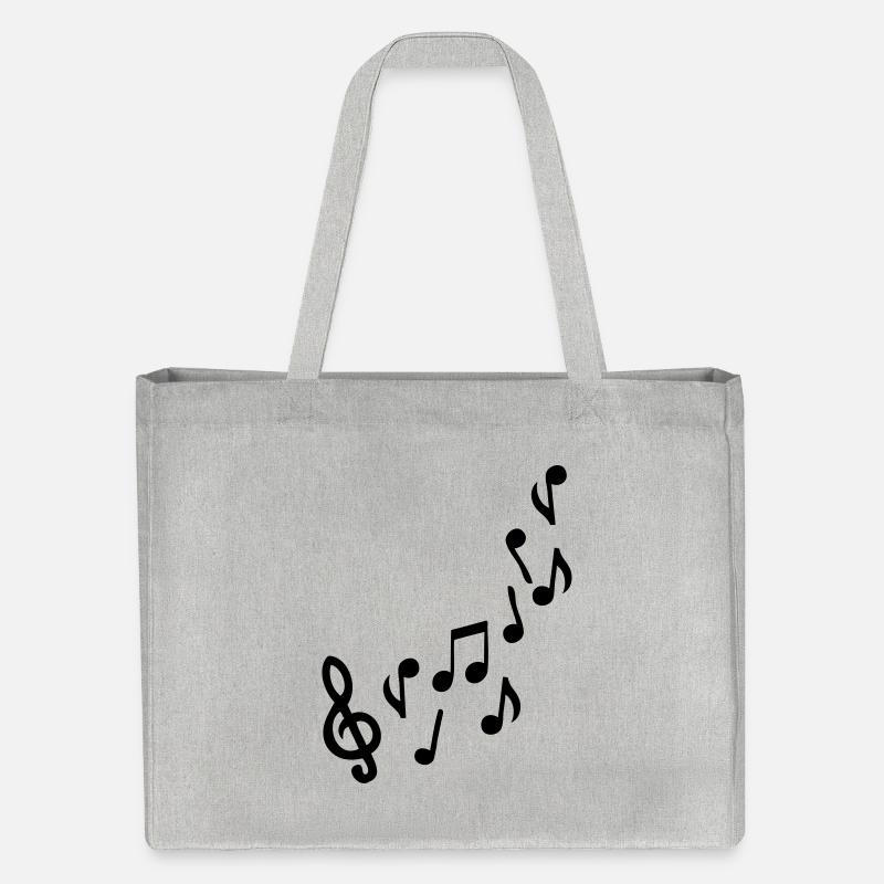 note de musique - Cabas recyclé Stanley/Stella - gris chiné
