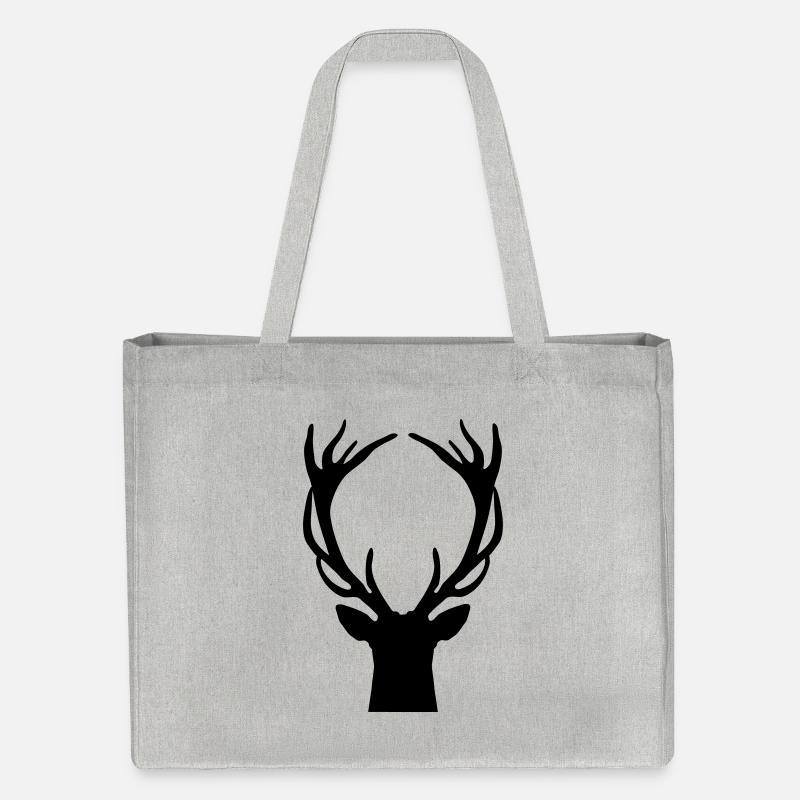 original.design - Hirsch - Stanley/Stella recycelter Shopping Bag - Grau meliert