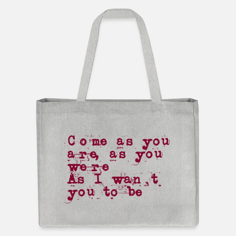 venez comme vous êtes - Cabas recyclé Stanley/Stella - gris chiné