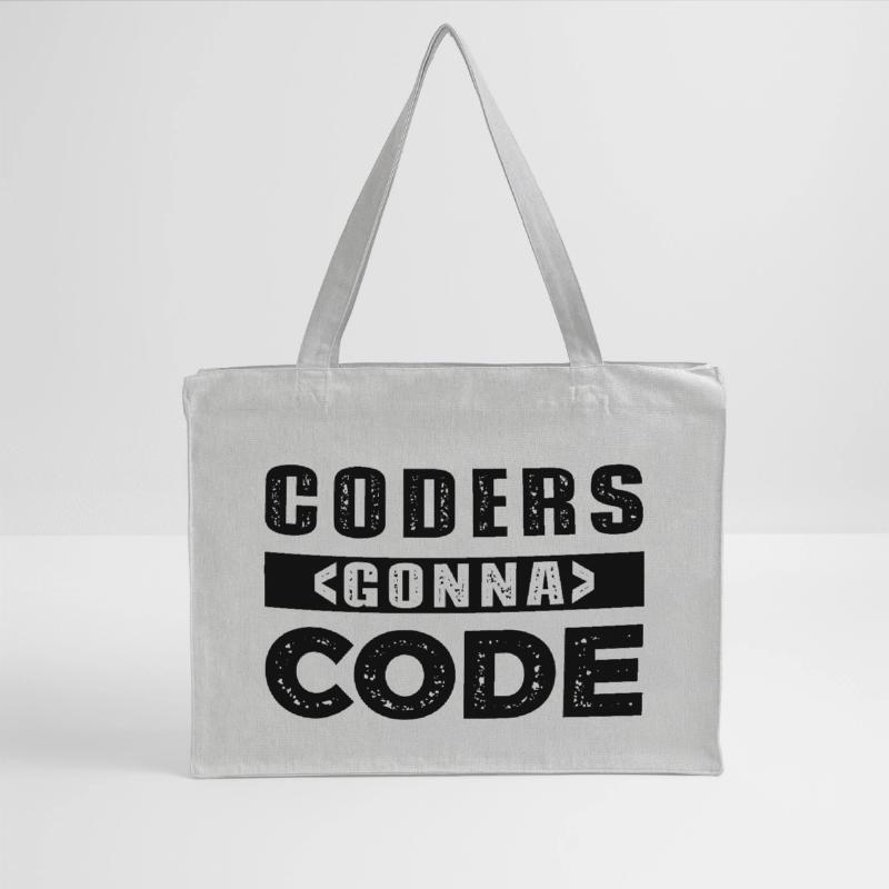 Coders going to Code Stanley/Stella Recycled Shopping Bag