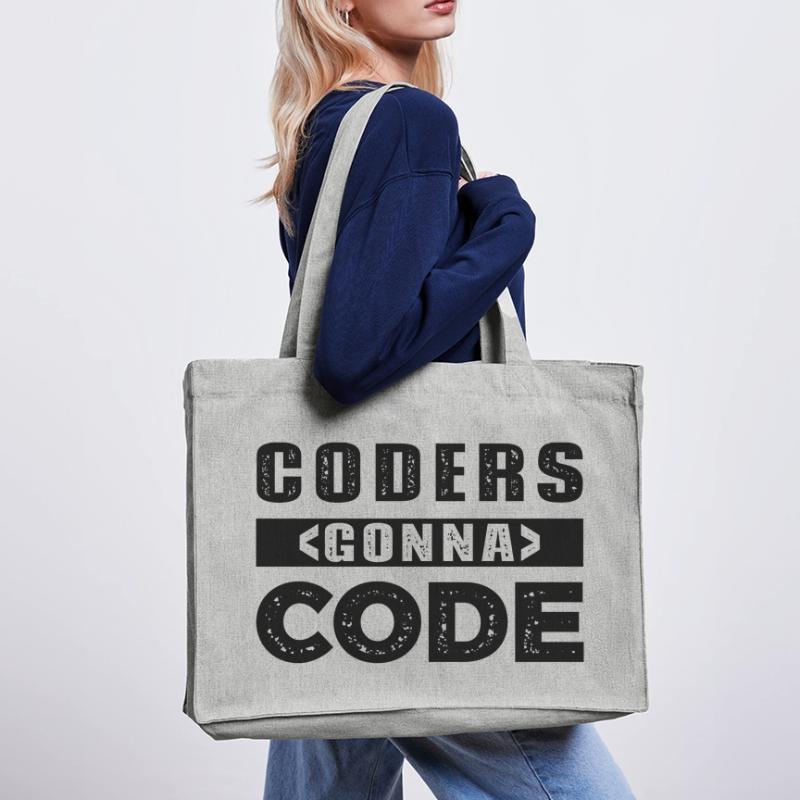 Coders going to Code Stanley/Stella Recycled Shopping Bag