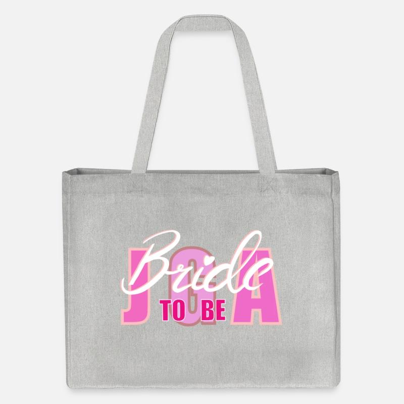 Bride to be jga - Stanley/Stella recycelter Shopping Bag - Grau meliert