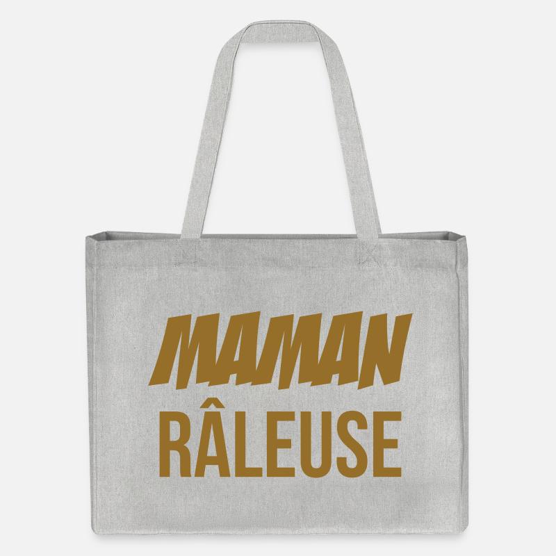 Maman râleuse - Cabas recyclé Stanley/Stella - gris chiné
