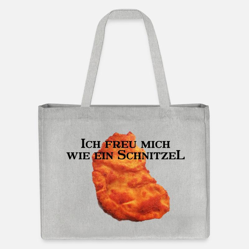 I'm looking forward to a schnitzel - Stanley/Stella Recycled Shopping Bag - heather grey