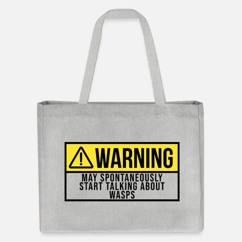 Wespe - Stanley/Stella recycelter Shopping Bag - Grau meliert