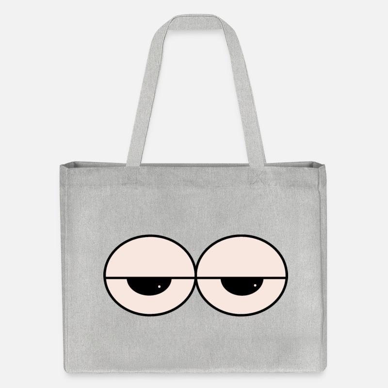 Yeux endormis Style minimal - Cabas recyclé Stanley/Stella - gris chiné
