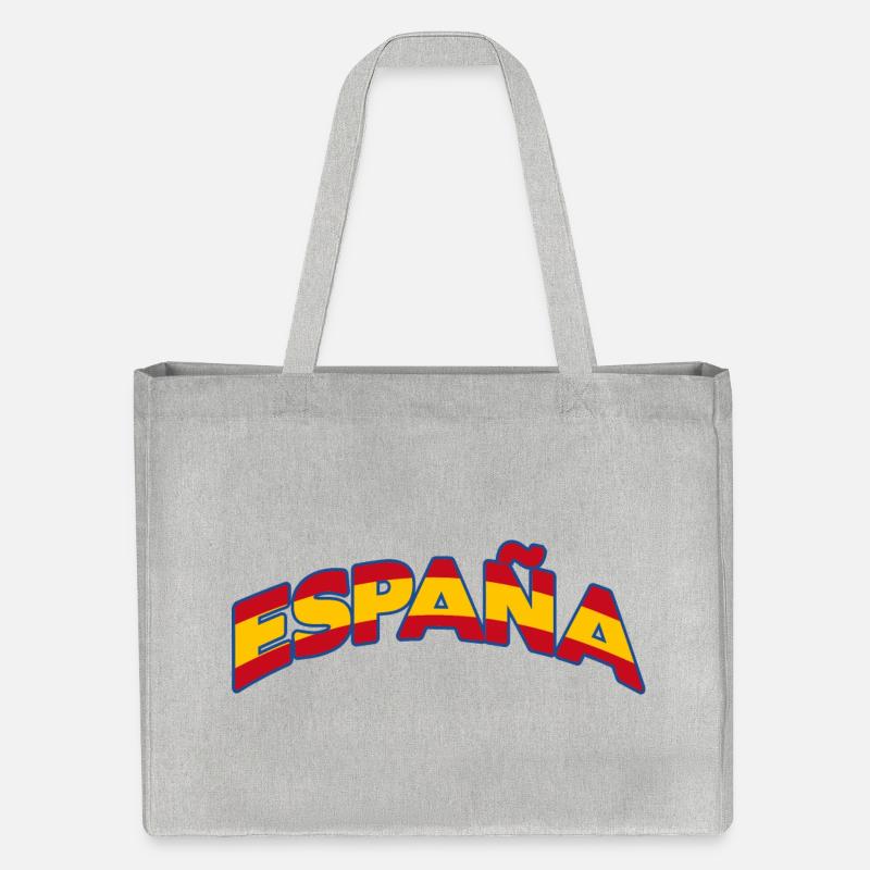 Spanien 1 - Stanley/Stella recycelter Shopping Bag - Grau meliert