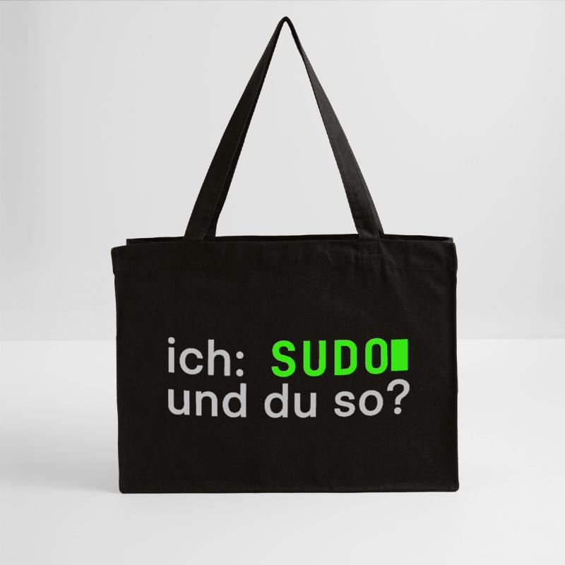 ich: SUDO und du so? Linux Spruch - Programmierer Stanley/Stella recycelter Shopping Bag