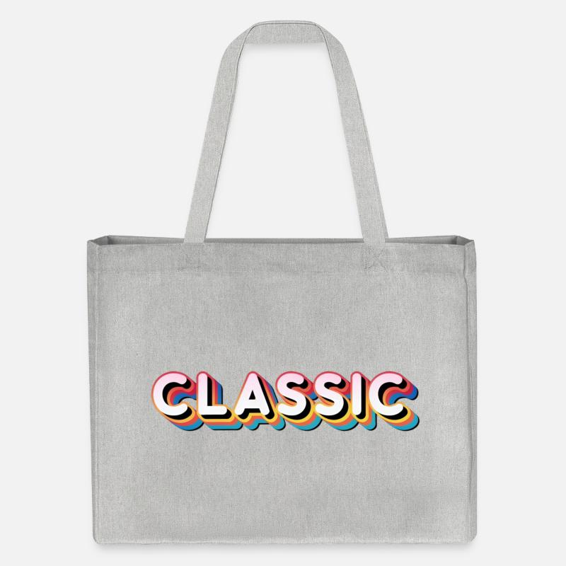 Rétro Classique - Cabas recyclé Stanley/Stella - gris chiné