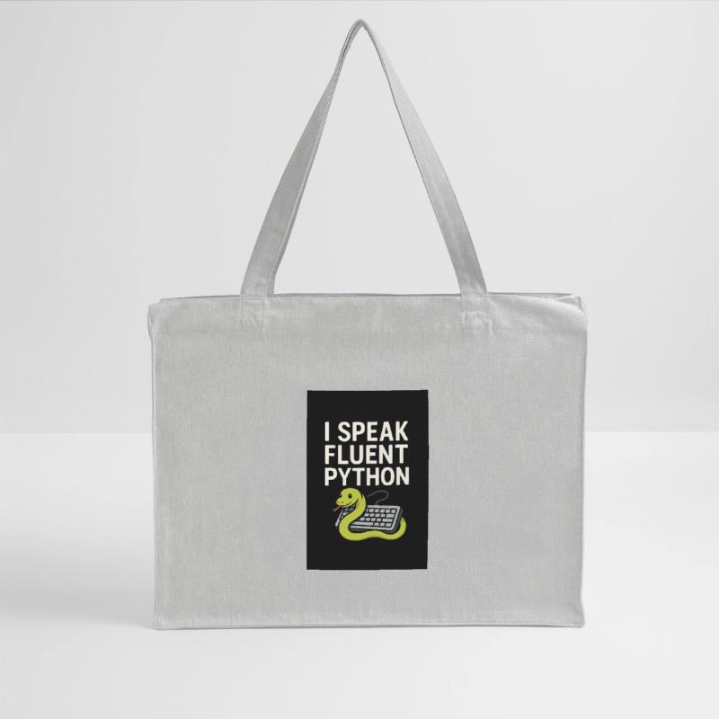 Python-Codierungsschlange Stanley/Stella recycelter Shopping Bag