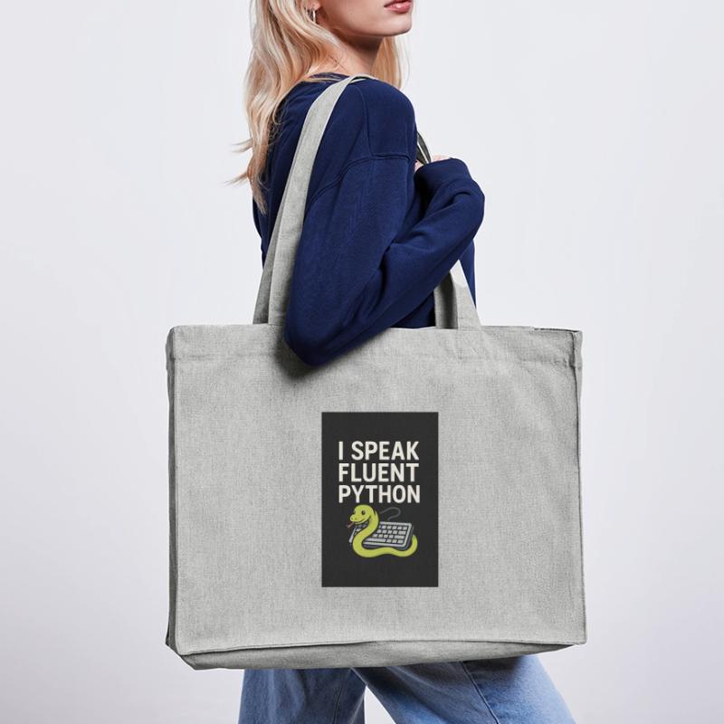Python-Codierungsschlange Stanley/Stella recycelter Shopping Bag