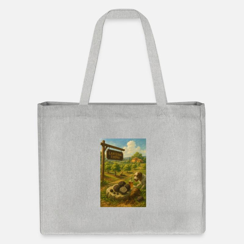 Truffière, campagne, campagne rustique - Cabas recyclé Stanley/Stella - gris chiné