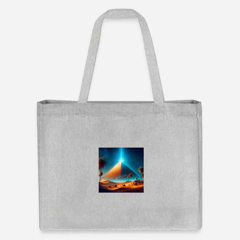 Pyramid 5 - Stanley/Stella Recycled Shopping Bag - heather grey