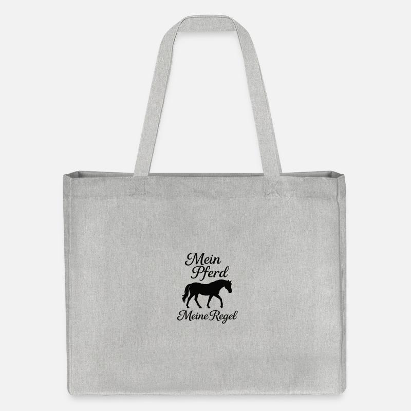 Mon Cheval, Mes Règles - Cabas recyclé Stanley/Stella - gris chiné