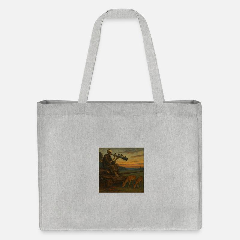 Die Ruhe nach dem Sturm - Stanley/Stella recycelter Shopping Bag - Grau meliert