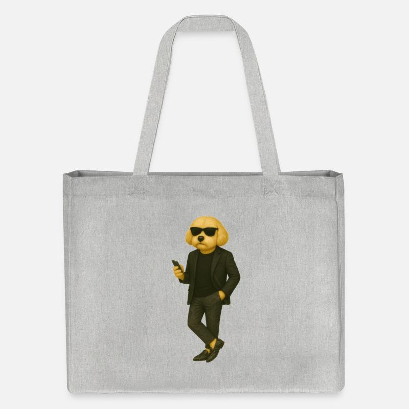 CEO Scott - worauf wartest du noch - Stanley/Stella recycelter Shopping Bag - Grau meliert