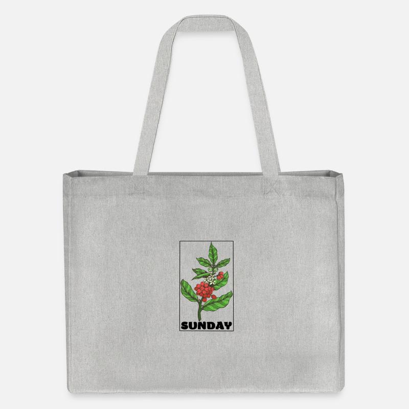 SUNDAY - Stanley/Stella recycelter Shopping Bag - Grau meliert