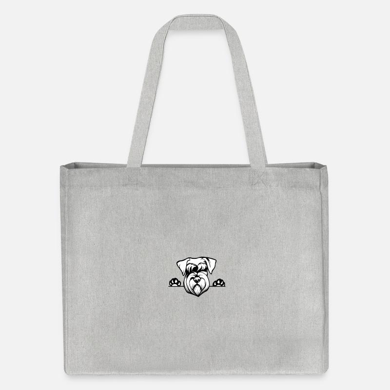 Planète Schnauzer - Cabas recyclé Stanley/Stella - gris chiné