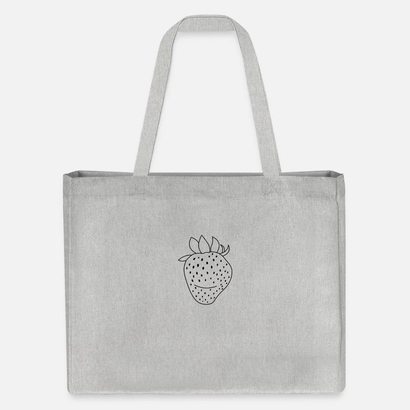 Fraise heureuse - Cabas recyclé Stanley/Stella - gris chiné