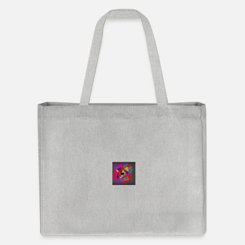 Abstrakt Graffiti - Stanley/Stella recycelter Shopping Bag - Grau meliert