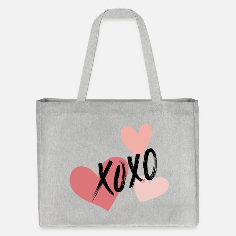 XOXO - Stanley/Stella recycelter Shopping Bag - Grau meliert