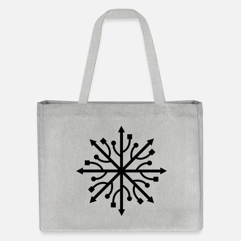 Étoile USB - Cabas recyclé Stanley/Stella - gris chiné