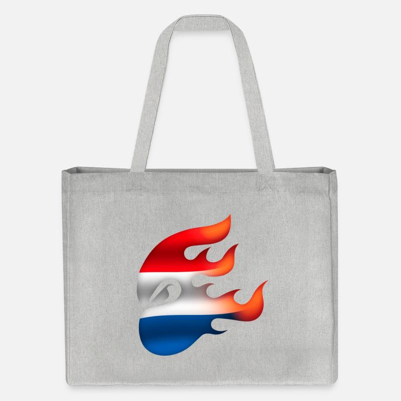 Drapeau des Pays-Bas - Pays-Bas - Ninja - Cabas recyclé Stanley/Stella - gris chiné