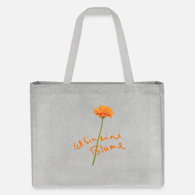 Je suis une fleur... Idée cadeau : la Saint-Valentin - Cabas recyclé Stanley/Stella - gris chiné