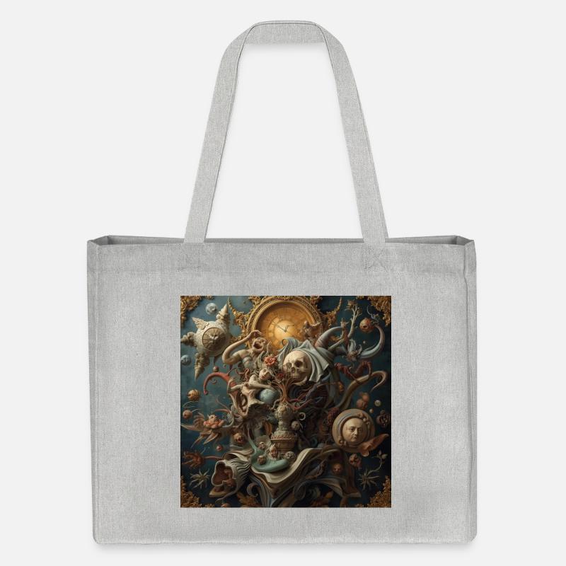 Surréalisme baroque avec Dead Time - Cabas recyclé Stanley/Stella - gris chiné