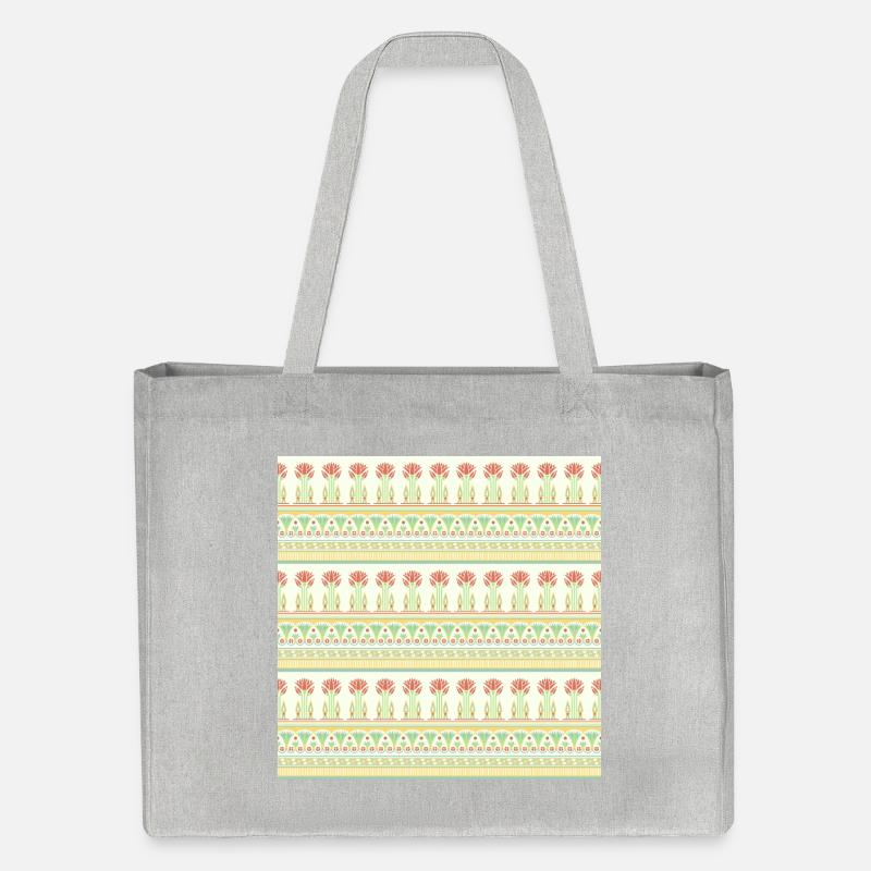 EGYPTIEN Pattern I - Cabas recyclé Stanley/Stella - gris chiné