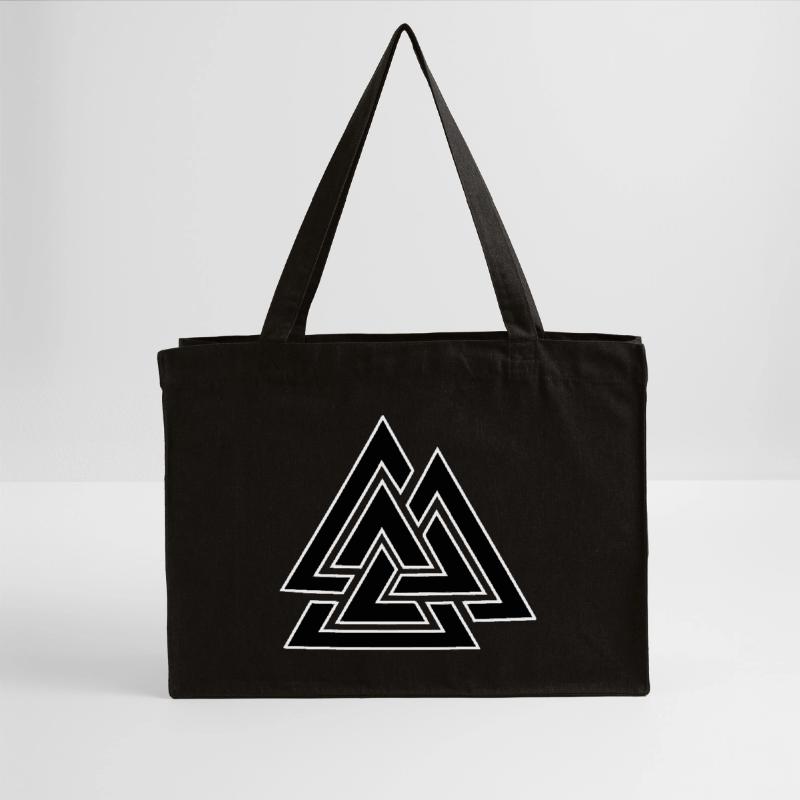 Triangular intertwined pattern Stanley/Stella Recycled Shopping Bag